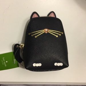 Kate spade cat coin purse